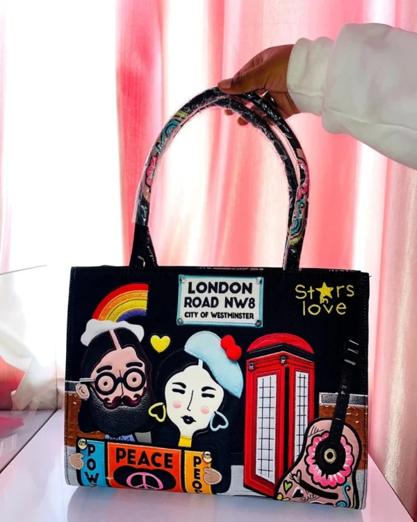 Bold & Funky Print Tote Bag 1 - Day Dream Bags Bold & Funky Print Tote Bag - Day Dream Bags