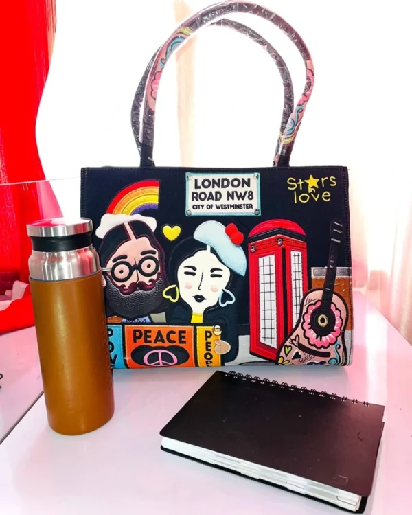 Bold & Funky Print Tote Bag - Day Dream Bags Bold & Funky Print Tote Bag - Day Dream Bags