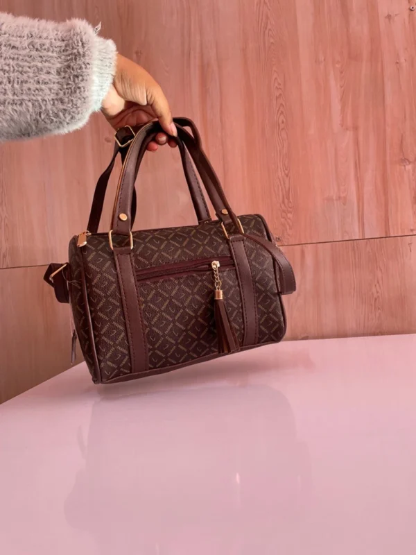 Elegant Brown Carry-On Duffle Bag 2 - Day Dream Bags Elegant Brown Carry-On Duffle Bag - Day Dream Bags