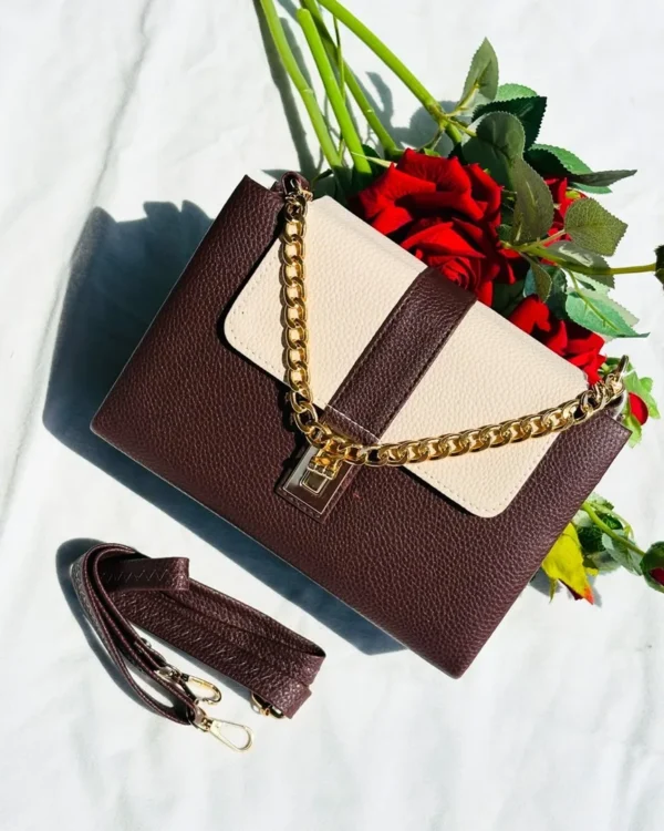 Brown & Cream Sling Bag - Day Dream Bag Brown & Cream Sling Bag - Day Dream Bag